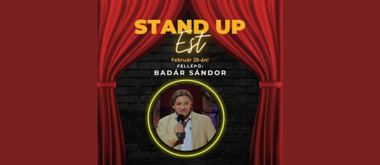 Corners-pub-Stand Up est Badár Sándorral